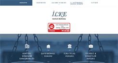 Desktop Screenshot of ilkehukukgaziantep.com