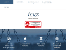 Tablet Screenshot of ilkehukukgaziantep.com